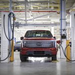 F-150 Lightning at Rouge Electric Vehicle Center