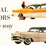 1956 Buick Series 60 Riviera Sedan (top) and Cadillac Sedan de Ville,