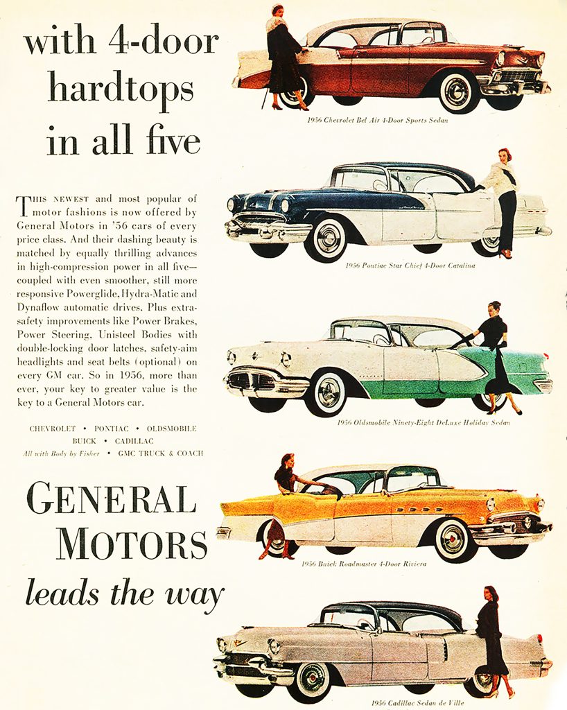 Anúncio da General Motors de 1956