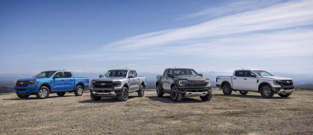 2024 Ford Ranger preproduction models shown. Available late summer 2023. Actual production vehicle may vary. 2024 Ford Ranger