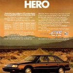 1986 Chrysler LeBaron GTS Ad