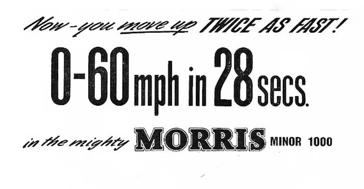 1957 Morris Minor Ad