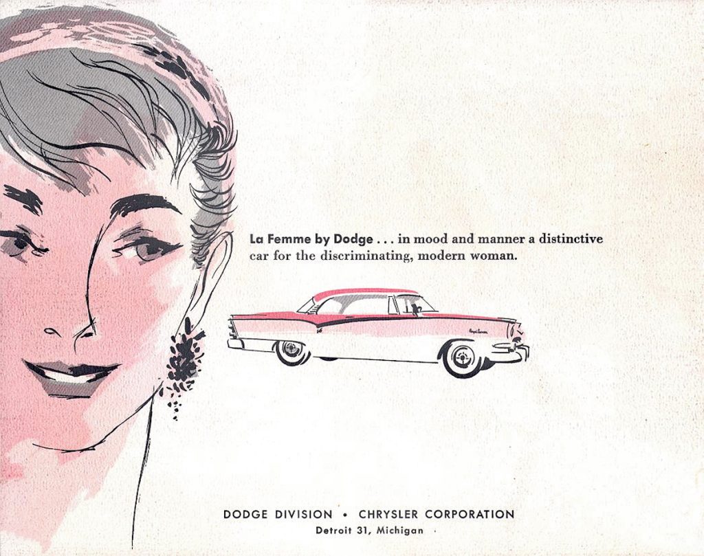 1955 Dodge La Femme Brochure