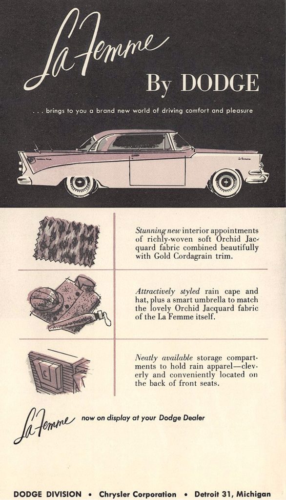 1955 Dodge La Femme Brochure
