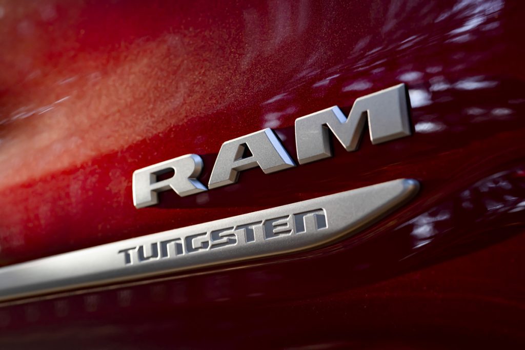 2025 Ram 1500 Tungsten badge