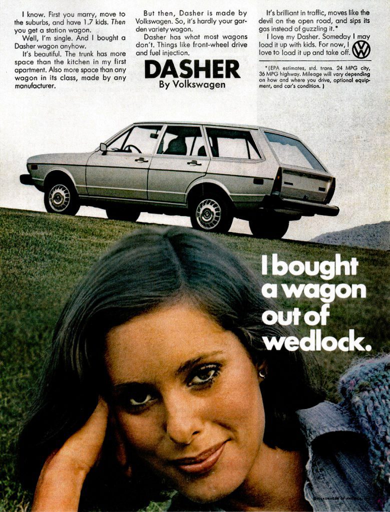 1977 Volkswagen Dasher Ad