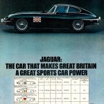 1970 Jaguar XK-E advertisement