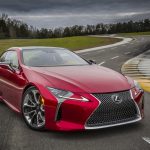 Lexus LC on track