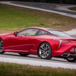 2018 Lexus LC Coupe, on track