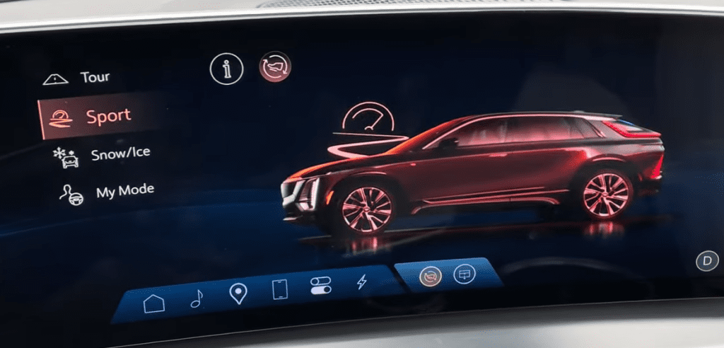 Cadillac Lyriq, Sport Mode