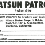 1962 Datsun coupon