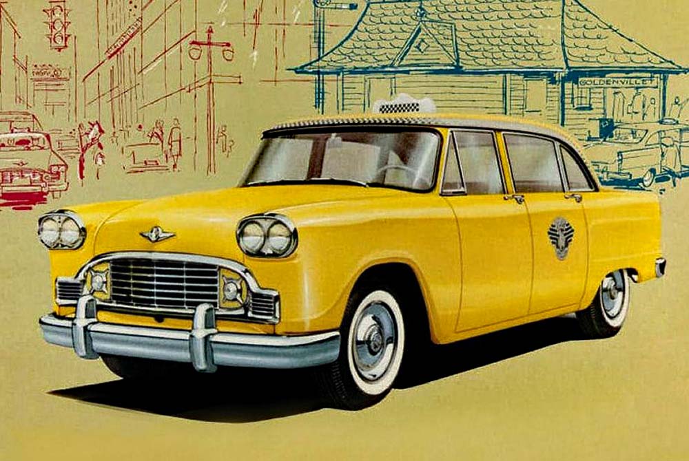 Checker Marathon Brochure, Yellow