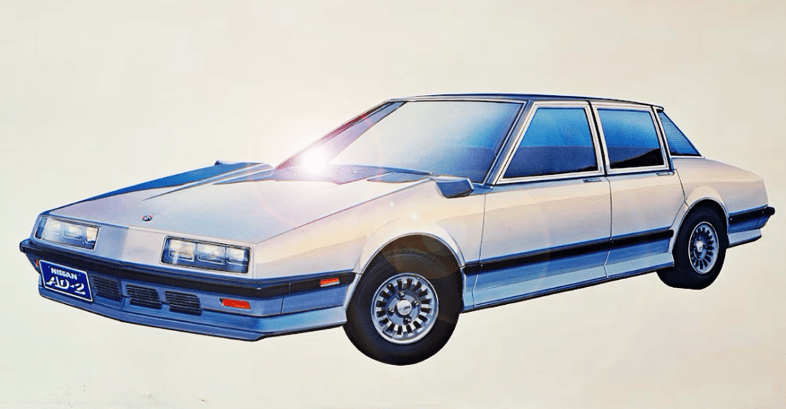 Sketch of 1977 Nissan AD-2 Concept