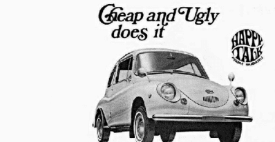 1968 Subaru 360,ad detail