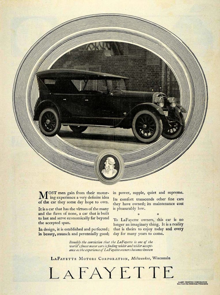 1923 LaFayette Ad