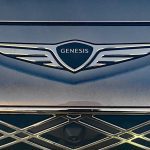 Grille detail, Genesis badge