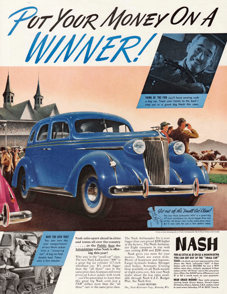 1937 Nash Ad