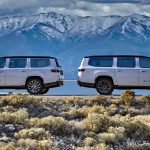 2025 Jeep Grand Wagoneer (left) and 2025 Jeep Grand Wagoneer L