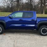 2024 Toyota Tacoma TRD Off-Road, Blue Crush, Profile,