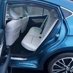 Rear seat, passenger space, interior