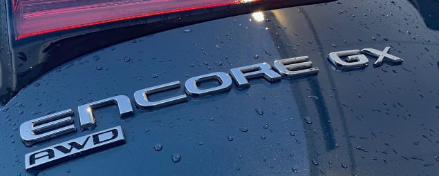 Encore GX badge, Chrome