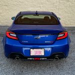 Rear view, Blue