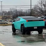 Light blue Cybertruck