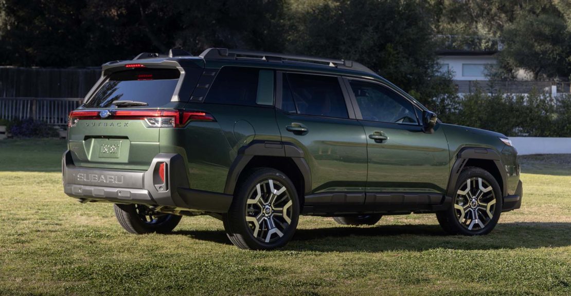 2026 Subaru Outback, Rear view