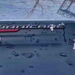 Hurricane hood badge, RHO engine, 2025 Ram 1500 RHO
