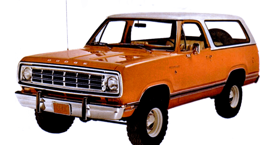 1974 Dodge Ramcharger, orange