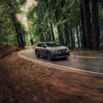 2026 Toyota RAV4 Woodland, at speed, green