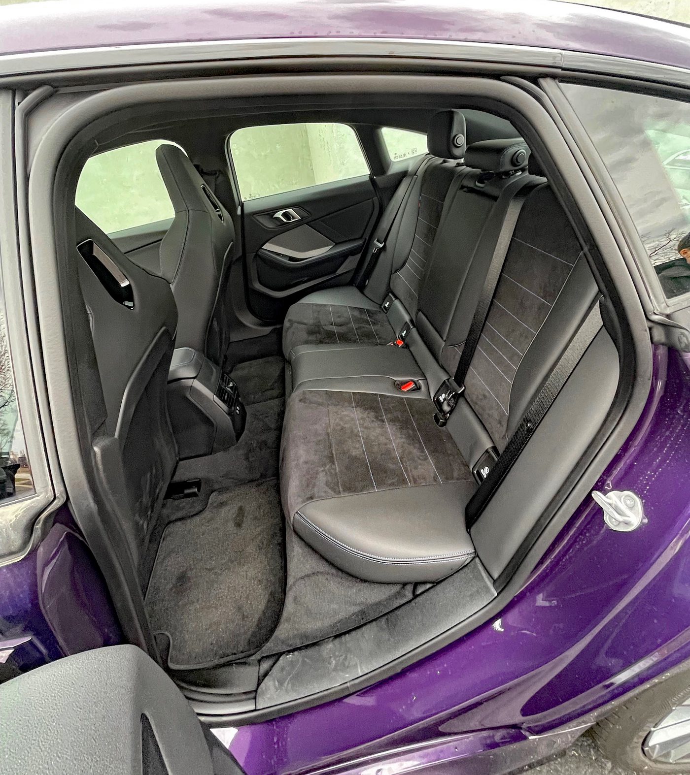 2025 BMW M235, rear seat, passenger space,