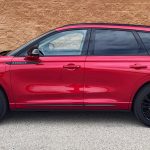 2025 Lincoln Corsair Grand Touring in Red Carpet Metallic with Jet Package, Profile, red