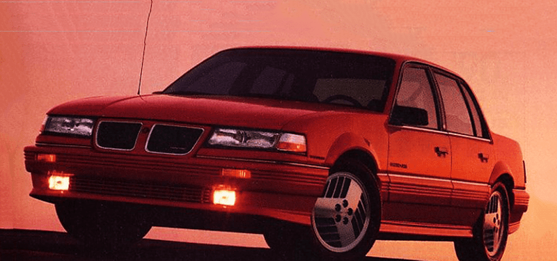 1989 Pontiac Grand Am SE, RED