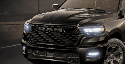 2026 Ram 1500 Express grille, 2026 Ram 1500 Express with Black Express Package