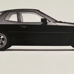 1986 Porsche 924S, Black