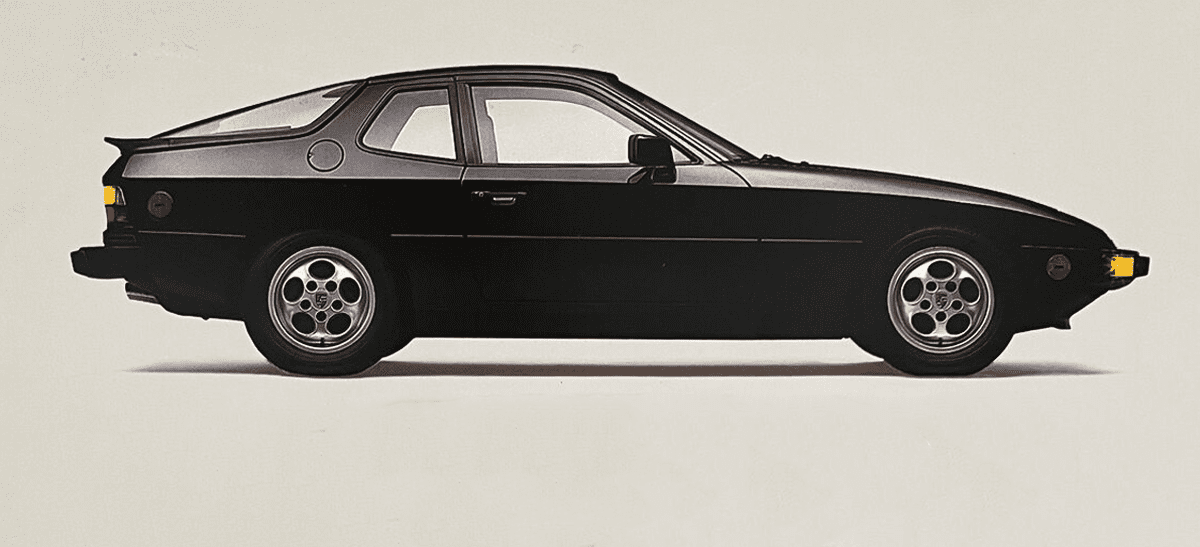 1986 Porsche 924S, Black