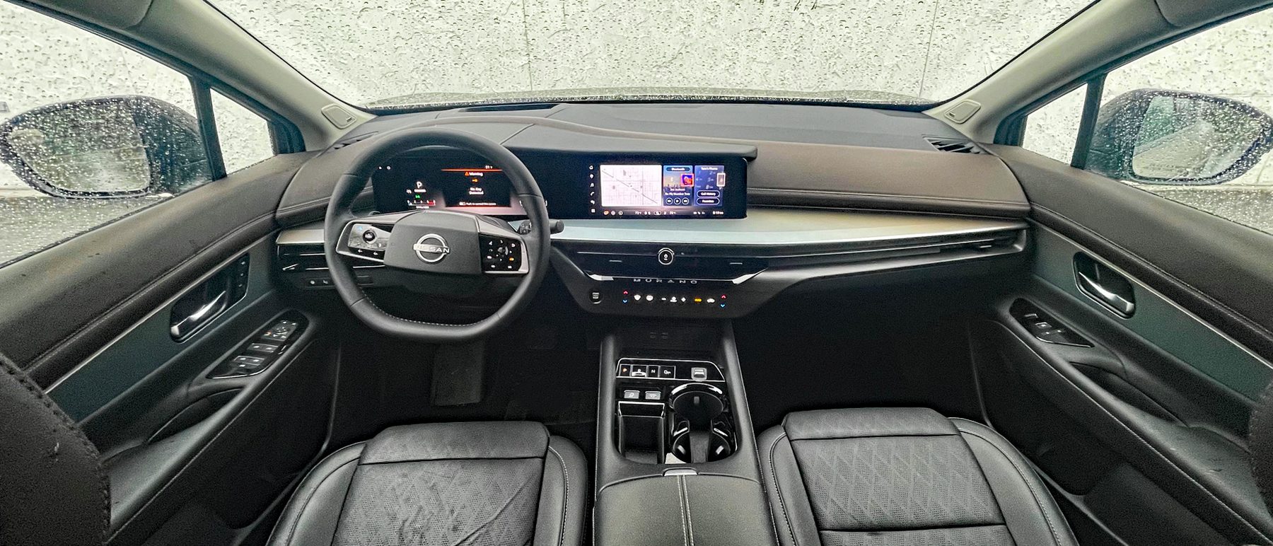 2025 Nissan Murano Platinum in Champagne Silver, dashboard, steering wheel