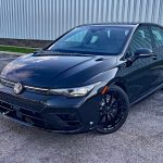 2025 Volkswagen Golf R Black Edition, front 3/4 view