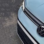 2025 Volkswagen Taos SEL, Monument Gray, grille Detail