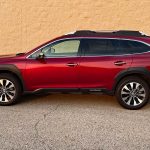 2025 Subaru Outback Touring XT, Crimson Red Pearl, profile