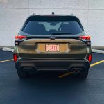 2025 Subaru Forester Touring Hybrid, rear view, Autumn Green Metallic,
