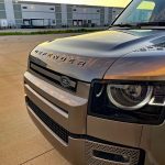 2025 Land Rover Defender 110 X-Dynamic SE in Silicon Silver, Grille detail,