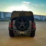 2025 Land Rover Defender 110 X-Dynamic SE in Silicon Silver, rear view