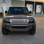 2025 Land Rover Defender 110 X-Dynamic SE in Silicon Silver, Grille, front end