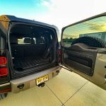 2025 Land Rover Defender 110 X-Dynamic SE in Silicon Silver, rear hatch, cargo space, cargo area,