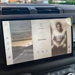 2025 Land Rover Defender 110 X-Dynamic SE in Silicon Silver, touchscreen