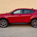 2025 Alfa Romeo Tonale Veloce in Alfa Rosso, Red, Profile