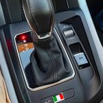 2025 Alfa Romeo Tonale Veloce in Alfa Rosso, shifter, gear selector,