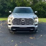 2025 Toyota Sequoia in Celestial Silver. Front view.